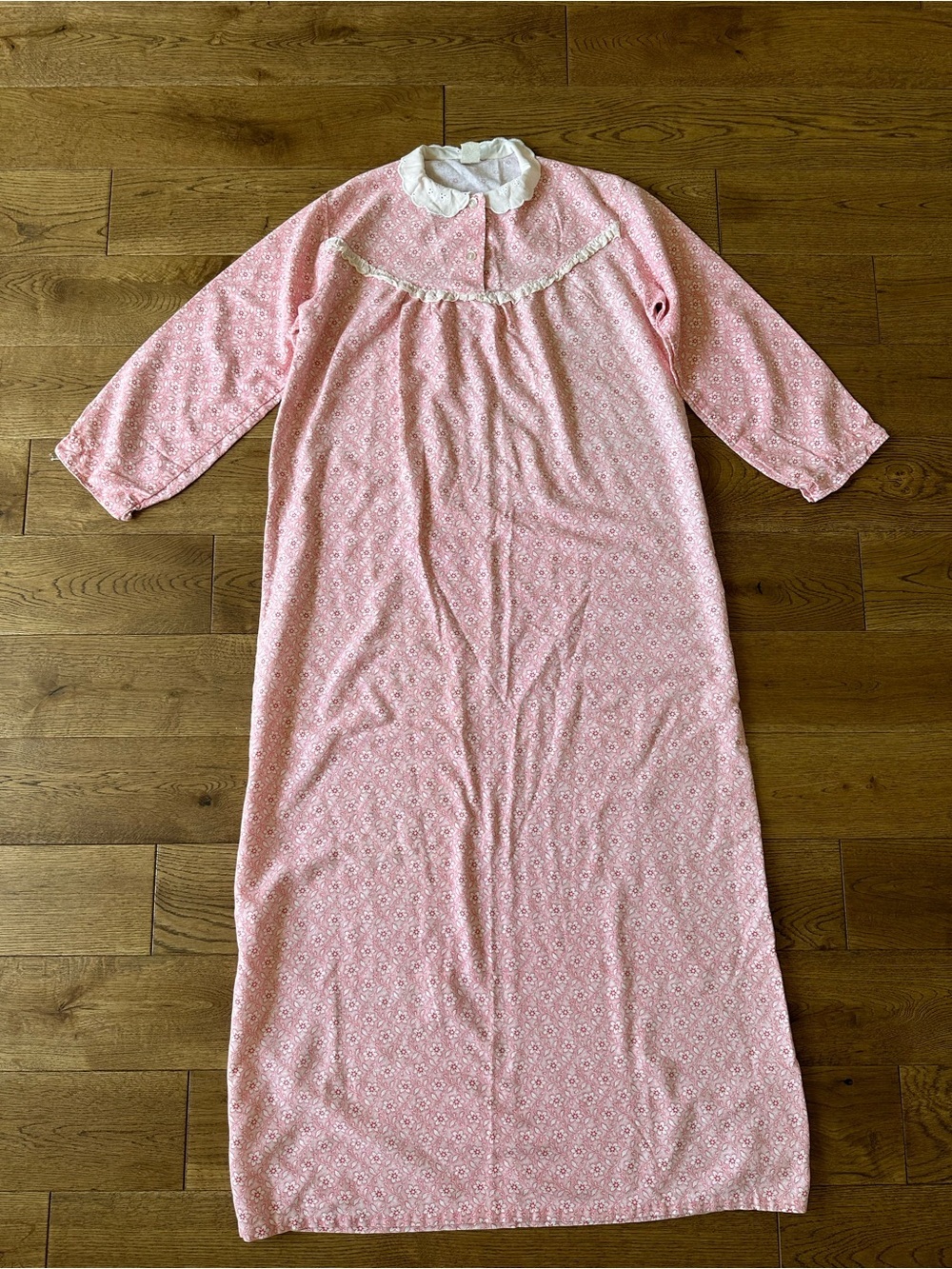 Victorian Vintage Style Nightgown Dress M Made In USA